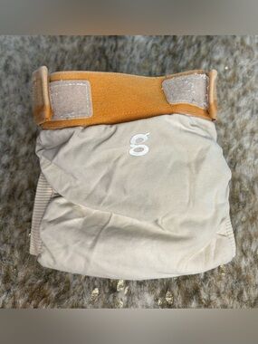 5 for $25🔥GDiapers Orange/ Nude Reusable Cloth Diaper Medium (13-28 lbs.)